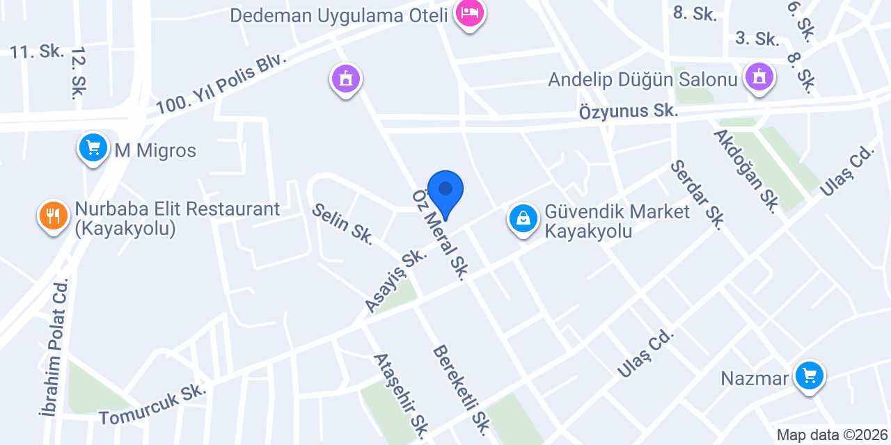 Devran Emlak&Otomotiv konumu