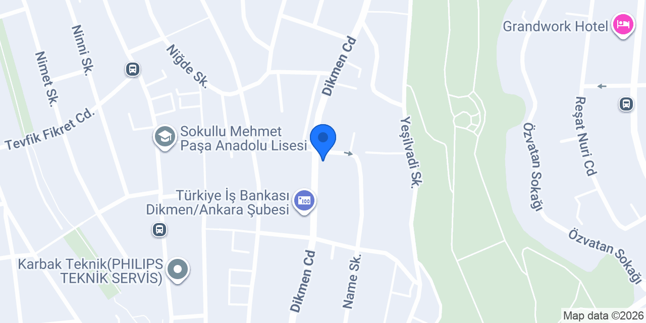 Hazar Emlak konumu