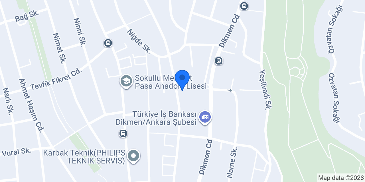 Sporty Spor ve Sağlıklı Yaşam Kulübü - Dikmen/ANKARA konumu