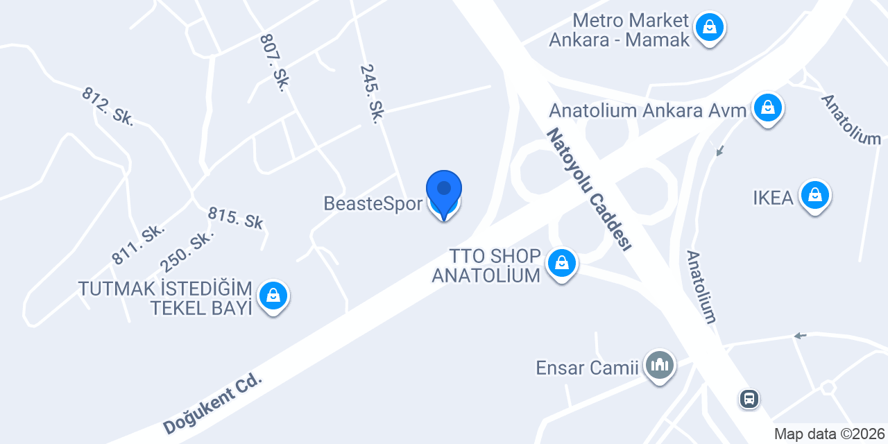 BeasteSpor konumu