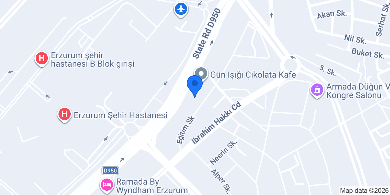 Eczane diler konumu
