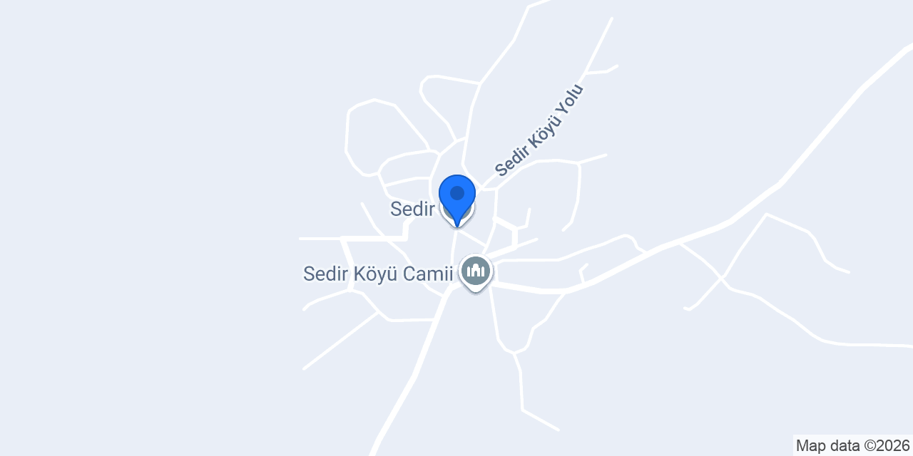 Sedir konumu