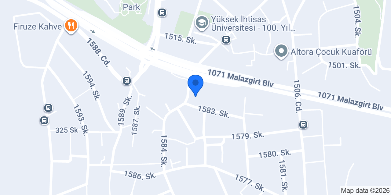 Özel Uğur Kreş ve Gündüz Bakımevi konumu
