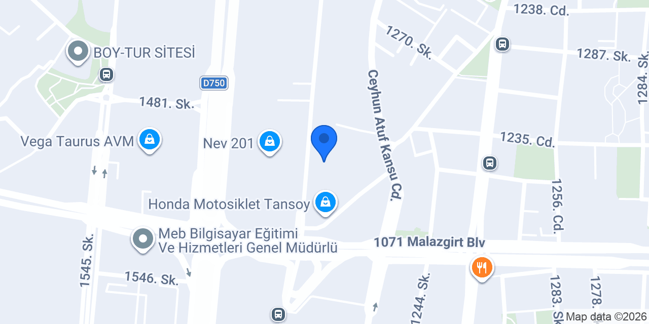 Bektaş Hukuk Bürosu konumu