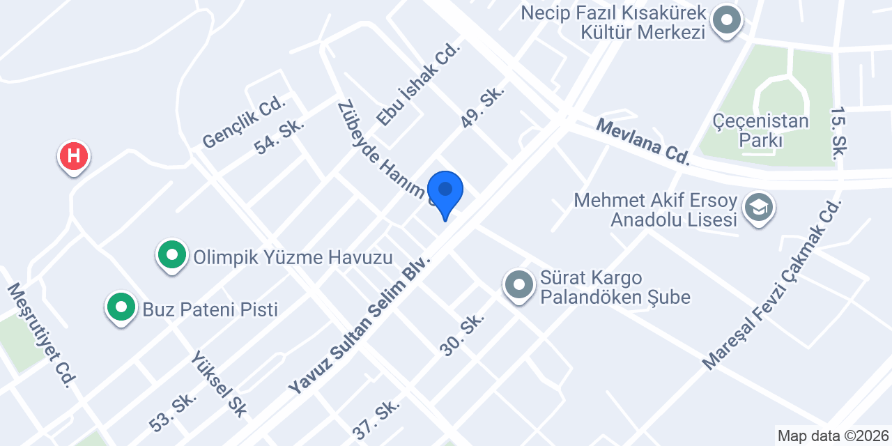 Birleşim Pastanesi konumu