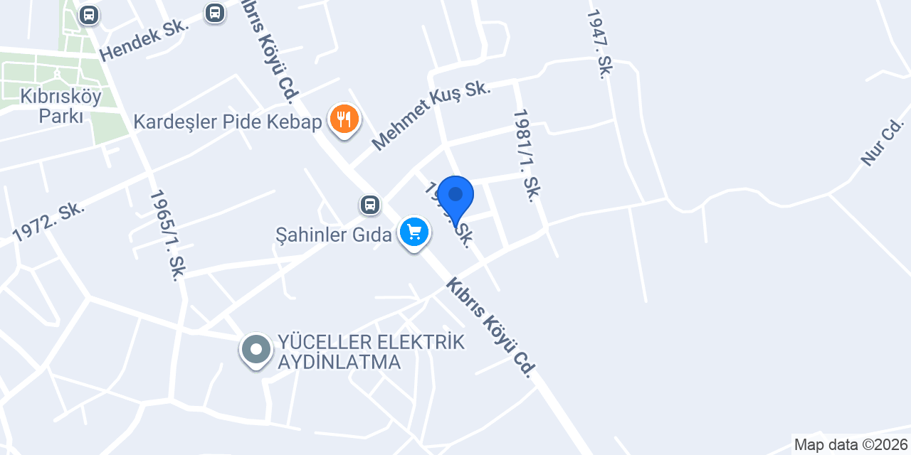Yaşar kırtasiye ve Bisiklet konumu