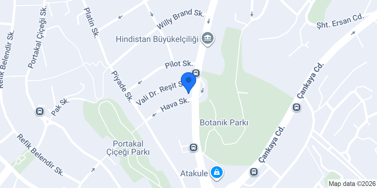 Yapı Kredi - Çankaya Cinnah Şubesi konumu