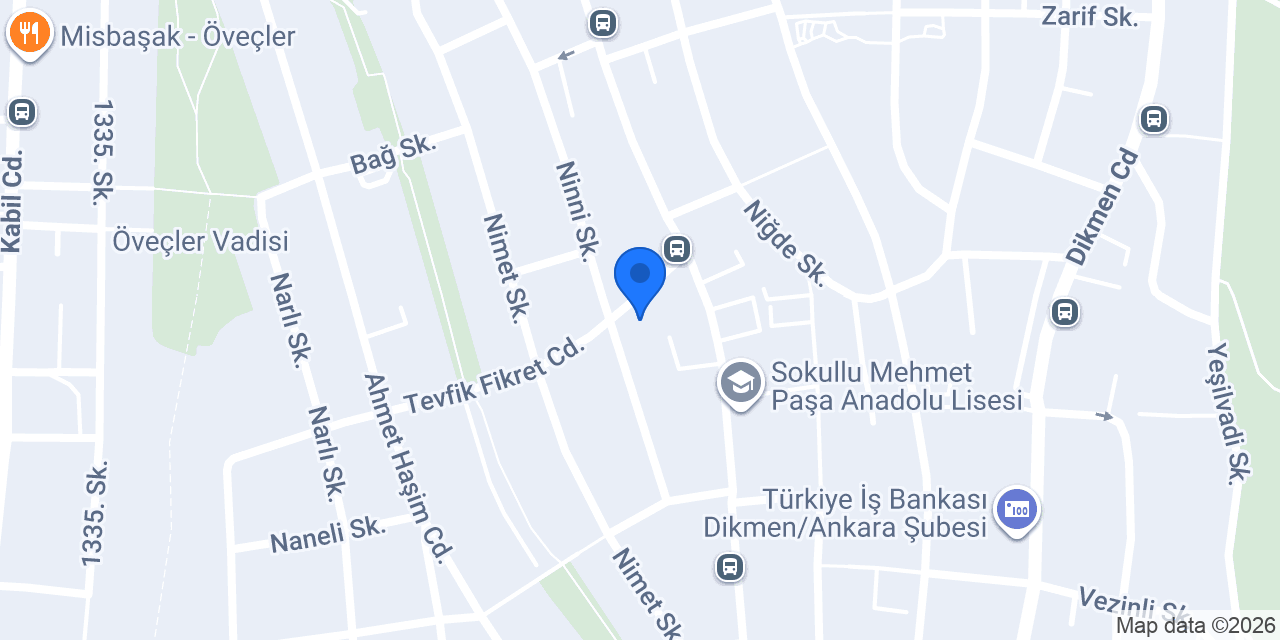 ÇANKAYA Tesisat & Elektrik konumu