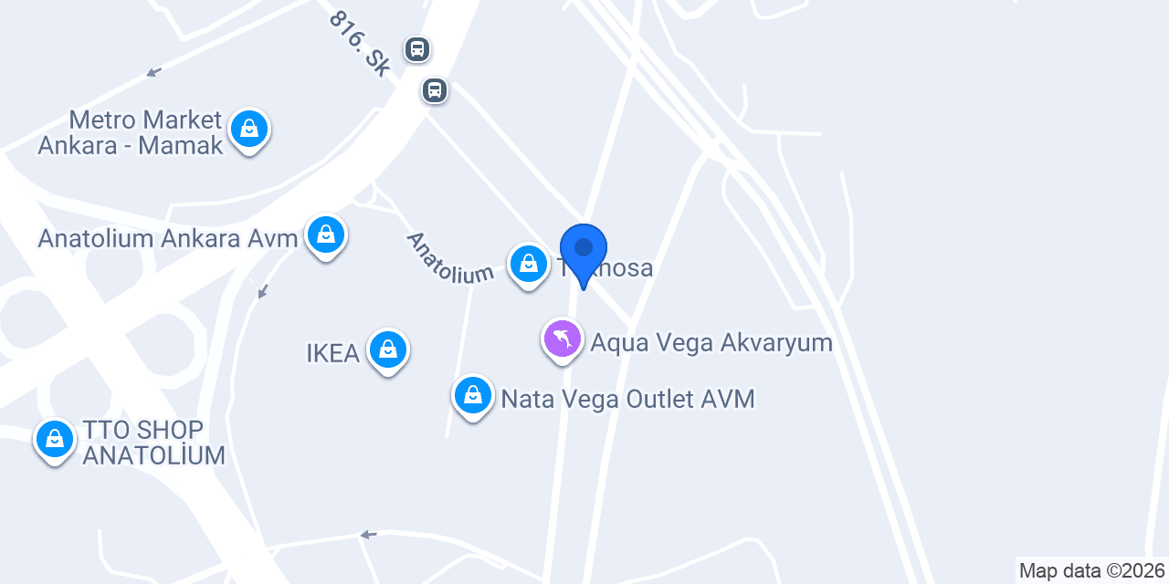 Nata Vega Taksi Durağı konumu