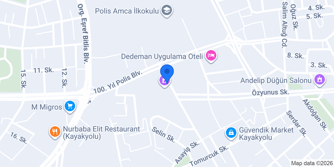 Miraç Unlumamülleri konumu