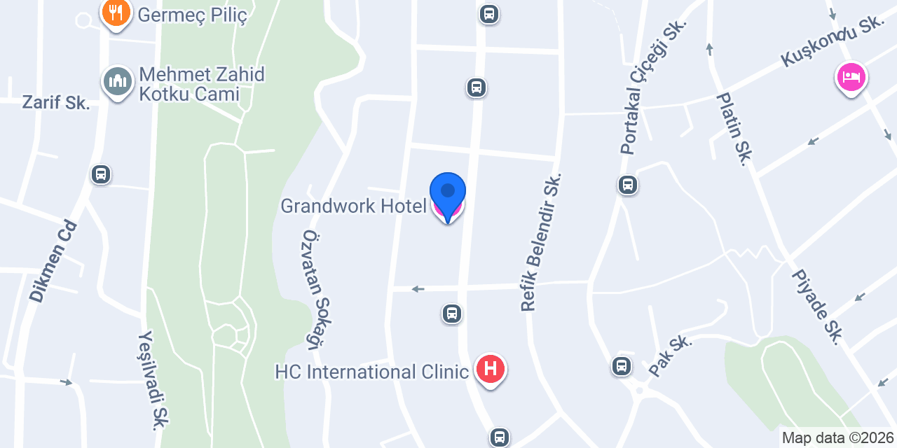 Grandwork Hotel konumu