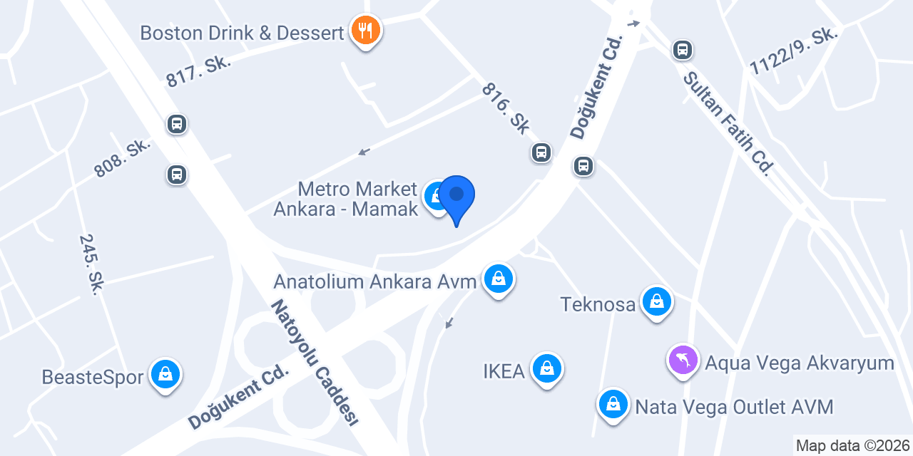 Mamak Konfor konumu