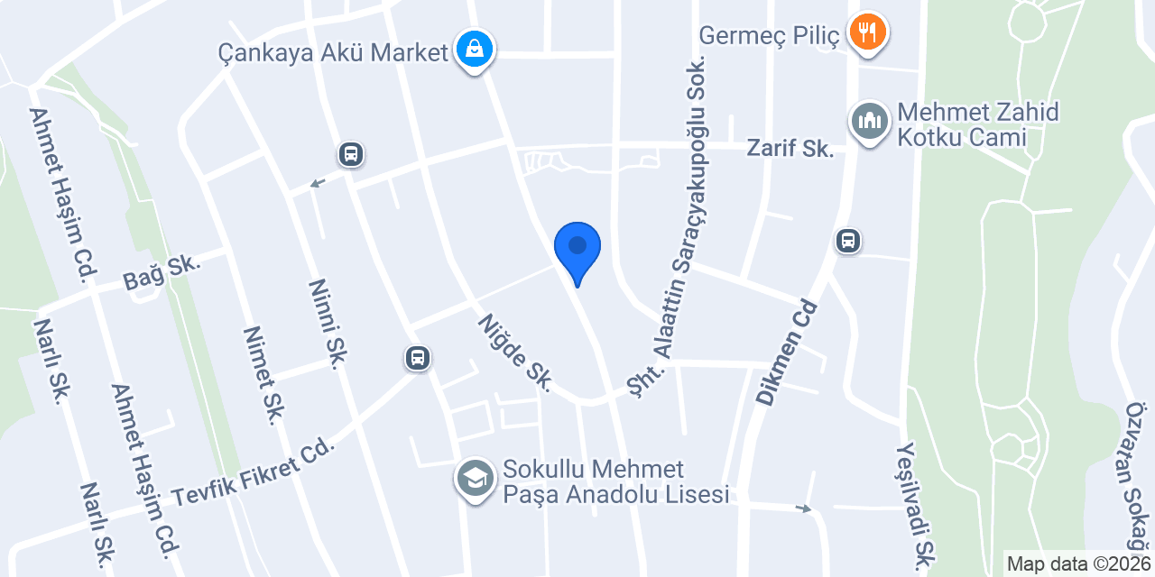 Gerçekoğlu Hukuk Bürosu konumu