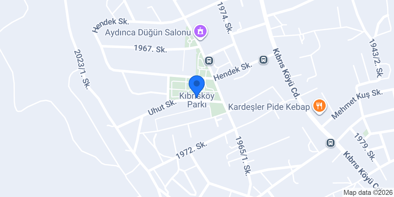 Kıbrısköy Parkı konumu