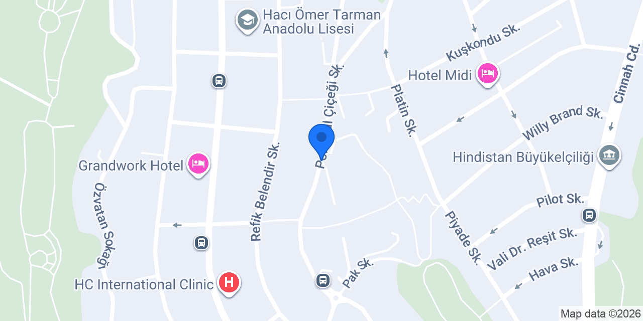 Göklü Hukuk Bürosu | Goklu Law & IP Firm konumu