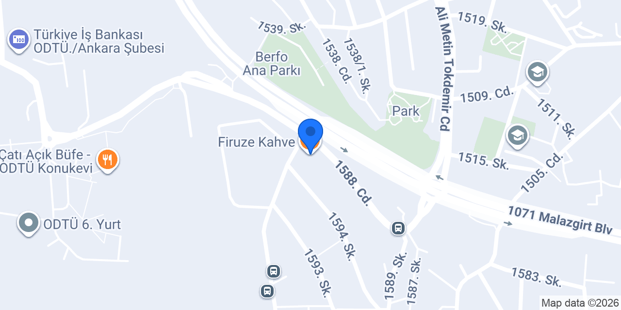 Firuze Kahve konumu