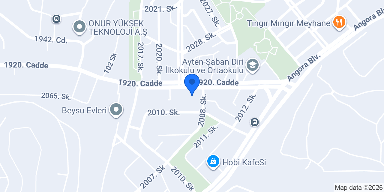And İmar Planlama ve Kentsel Dönüşüm konumu