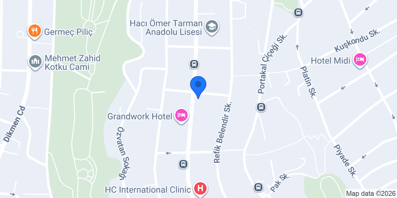 Kaplan & Çınar Hukuk Bürosu konumu