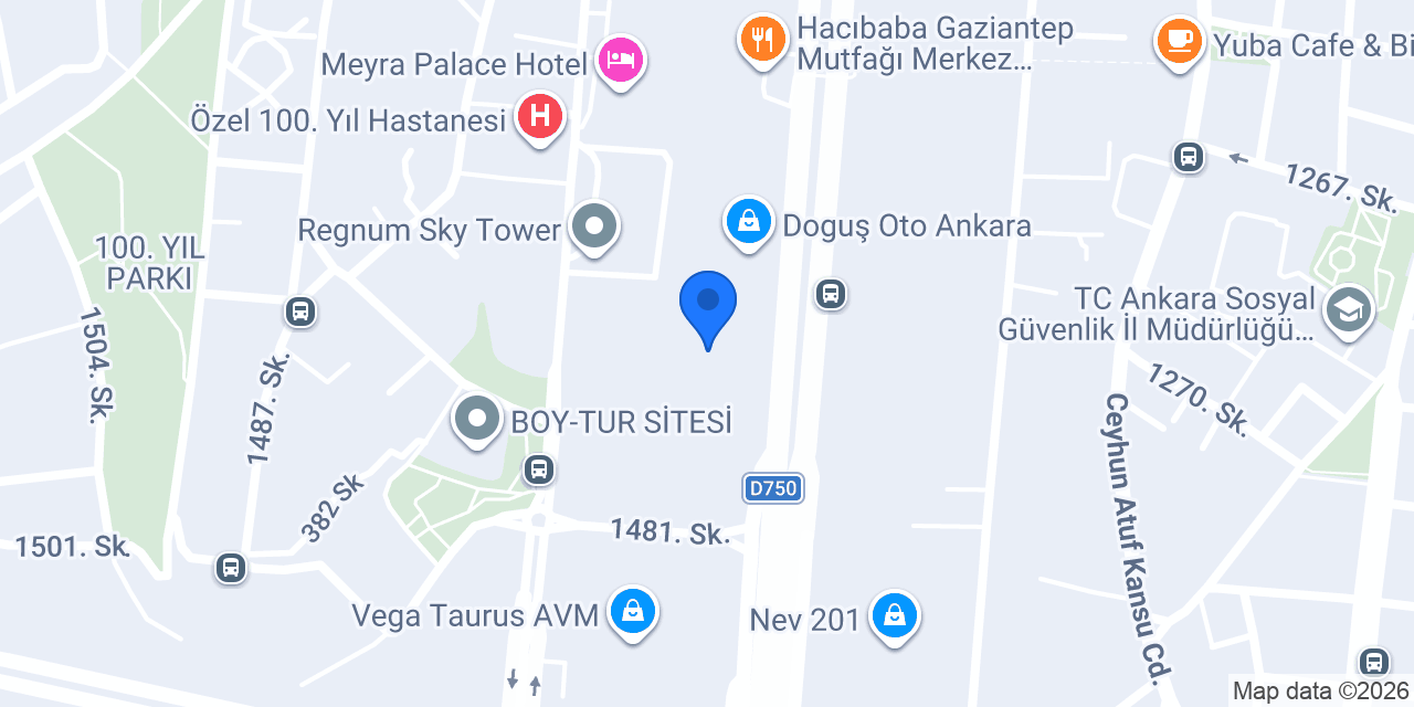 Prokar İnşaat Ticaret ve Sanayi Ltd. Şti. konumu