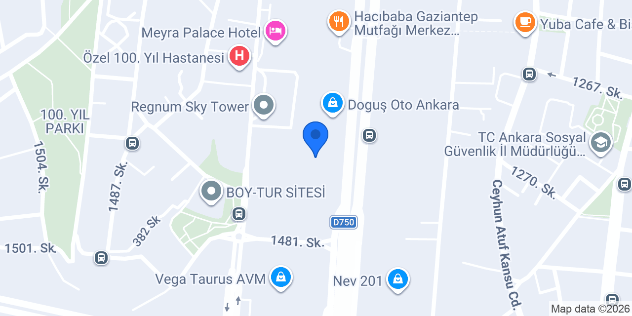 Duygu Muhendislik İnşaat konumu