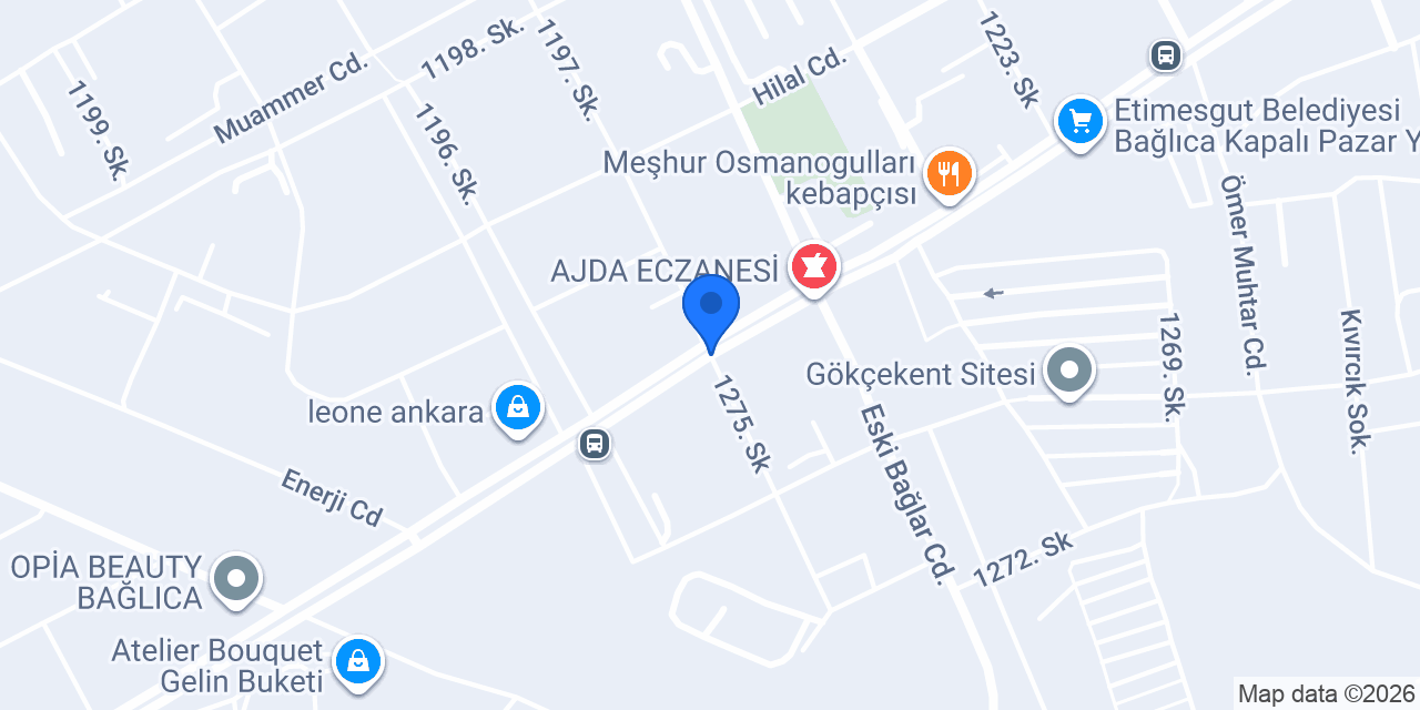 Bağlıca Özel Matematik Dersi konumu
