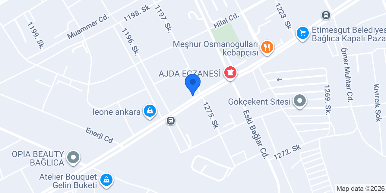 Yeni Ekomini (EMK GIDA) konumu