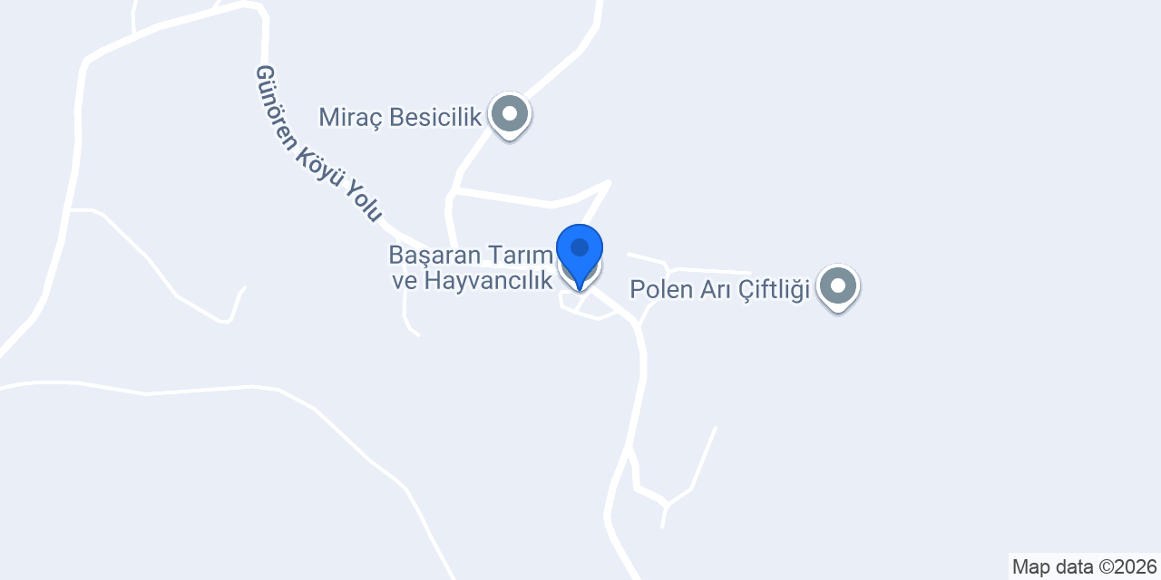 Başaran Tarım ve Hayvancılık konumu