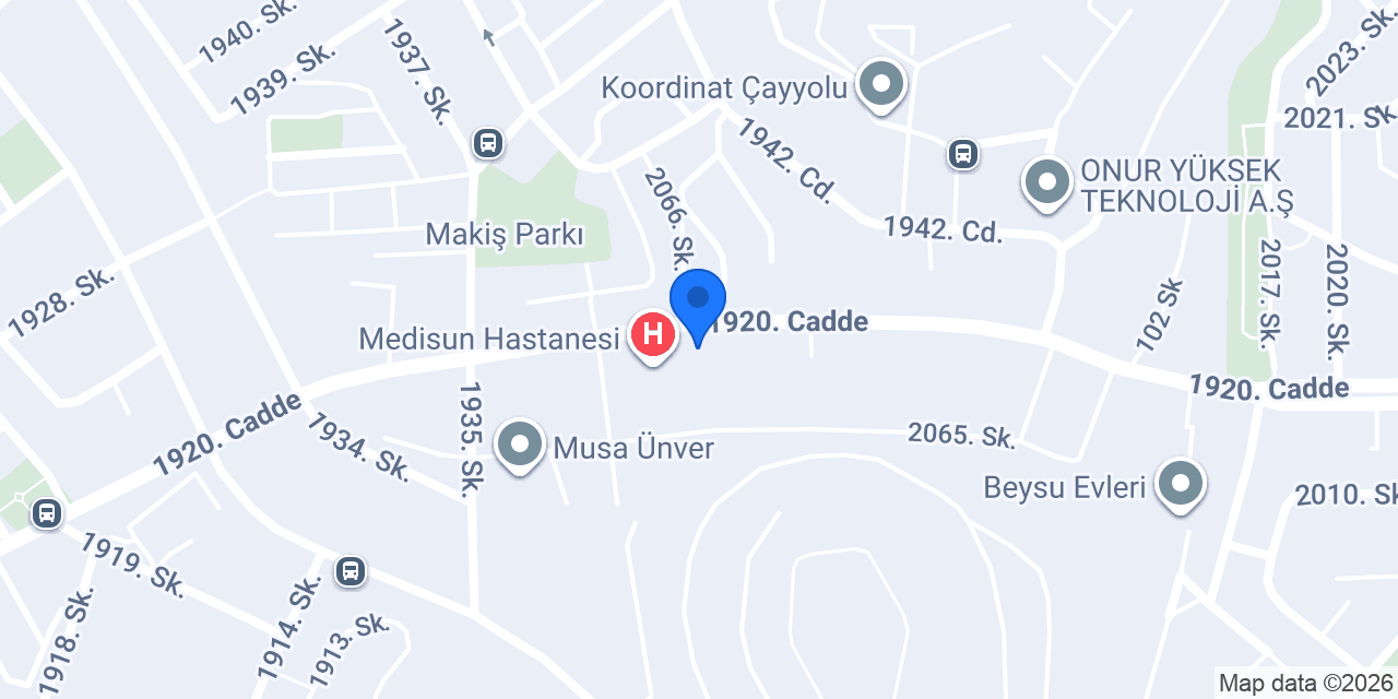 Çayyolu Optik konumu