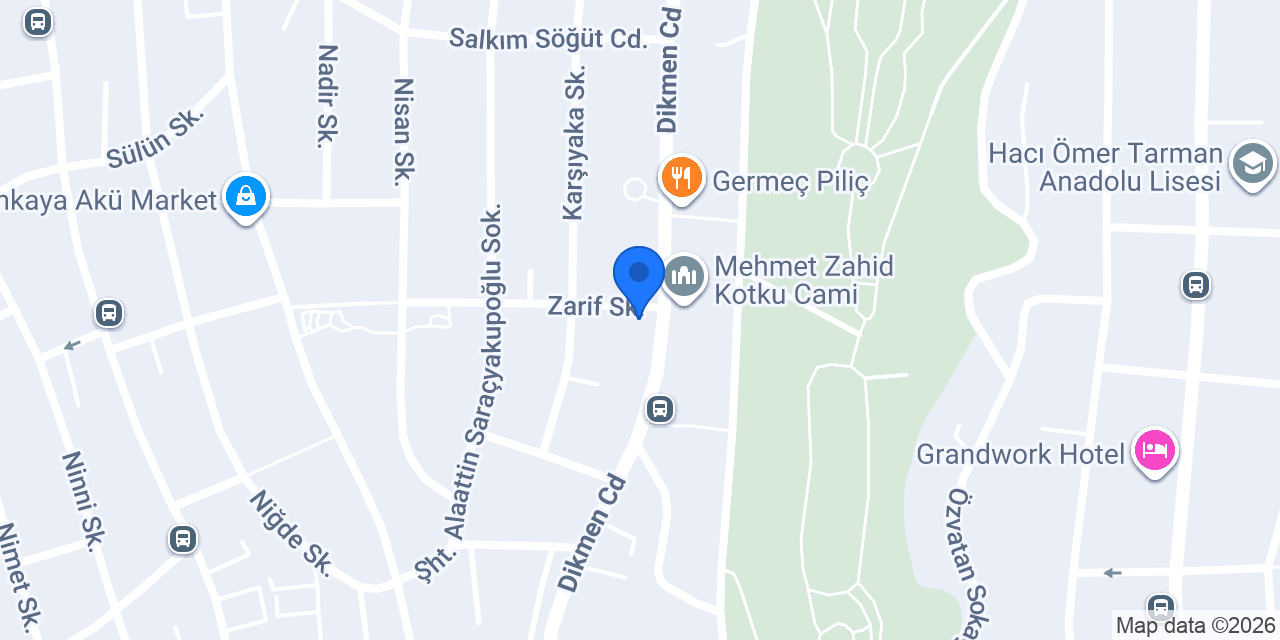 Canser Çiçekcilik konumu