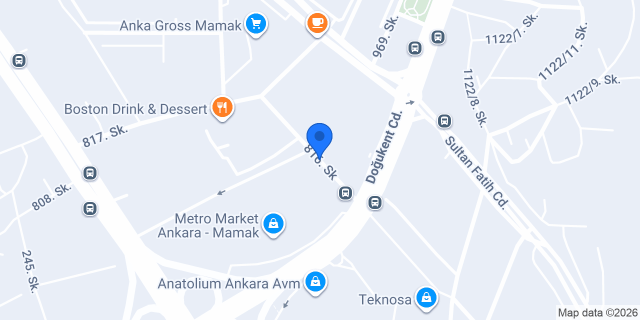 MBM Akadia Modern Ankara konumu