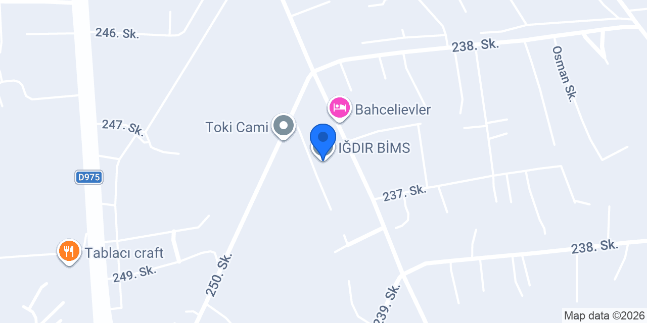 IĞDIR BİMS konumu