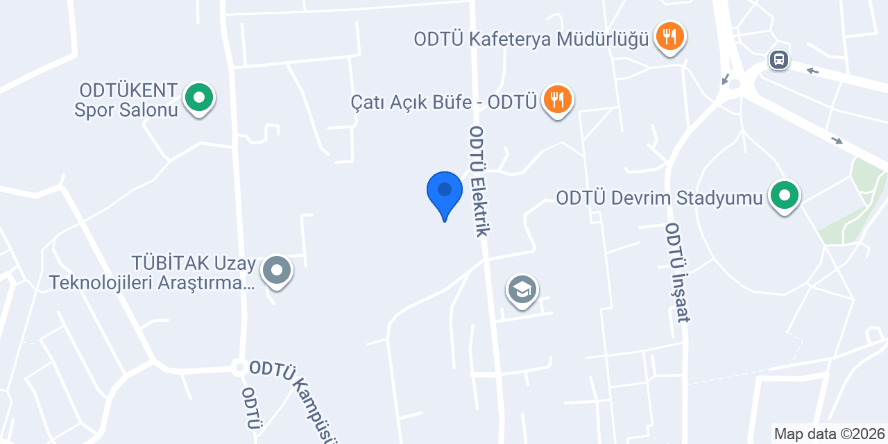 ODTÜ Robot Topluluğu konumu