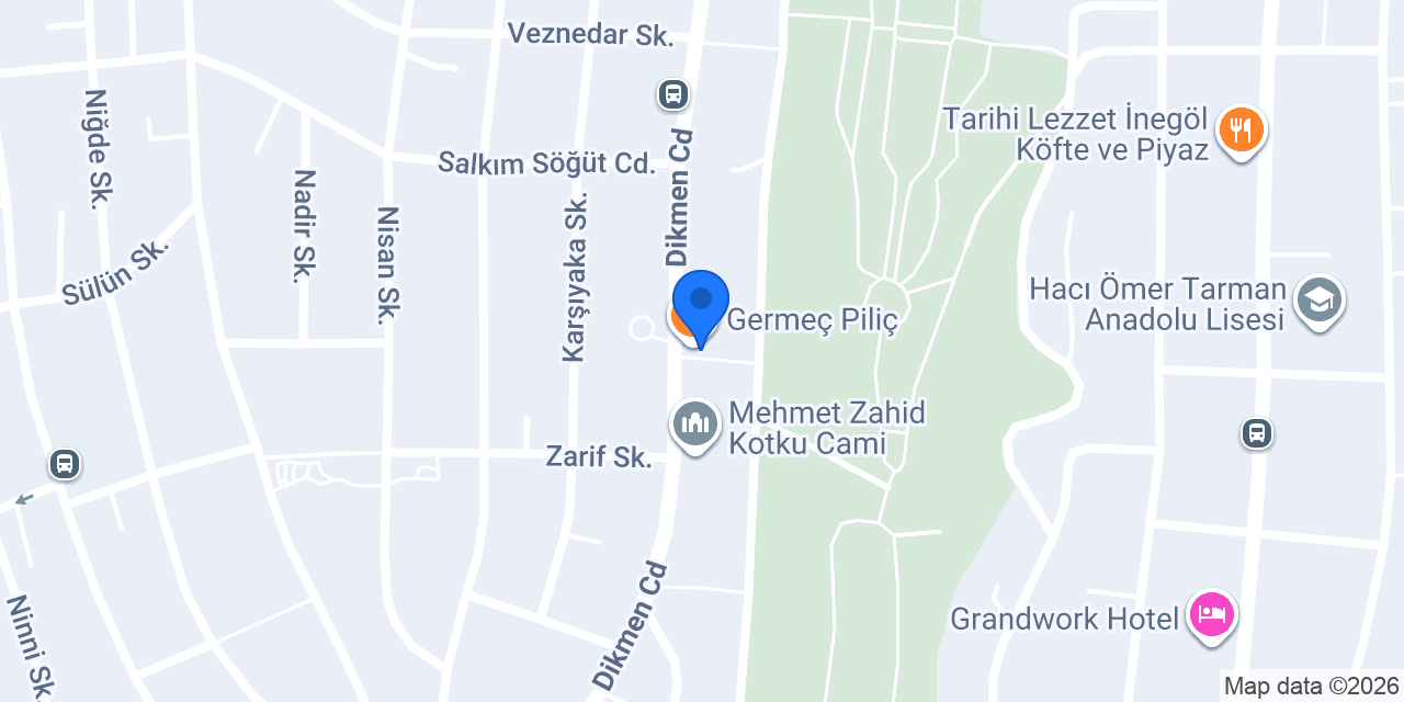 Germeç Piliç konumu