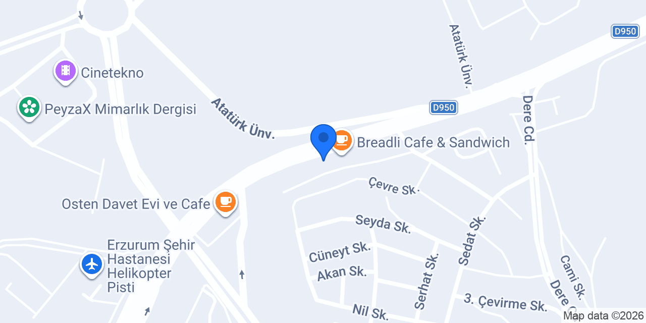 Biberzade Çat Yolu & Kaftancıoğlu baklava konumu