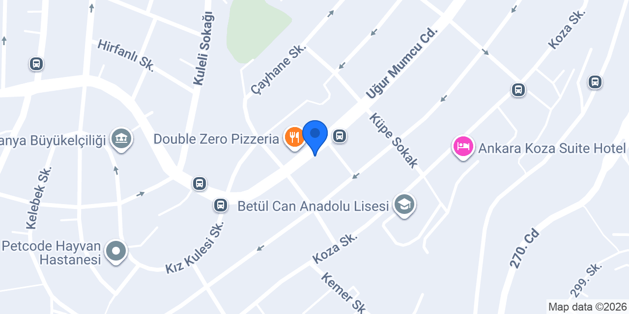 Garanti BBVA Gaziosmanpaşa / Ankara Şubesi konumu