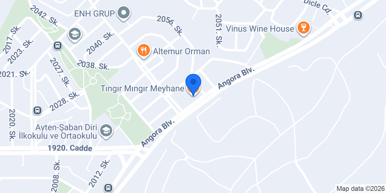 Tıngır Mıngır Meyhane konumu
