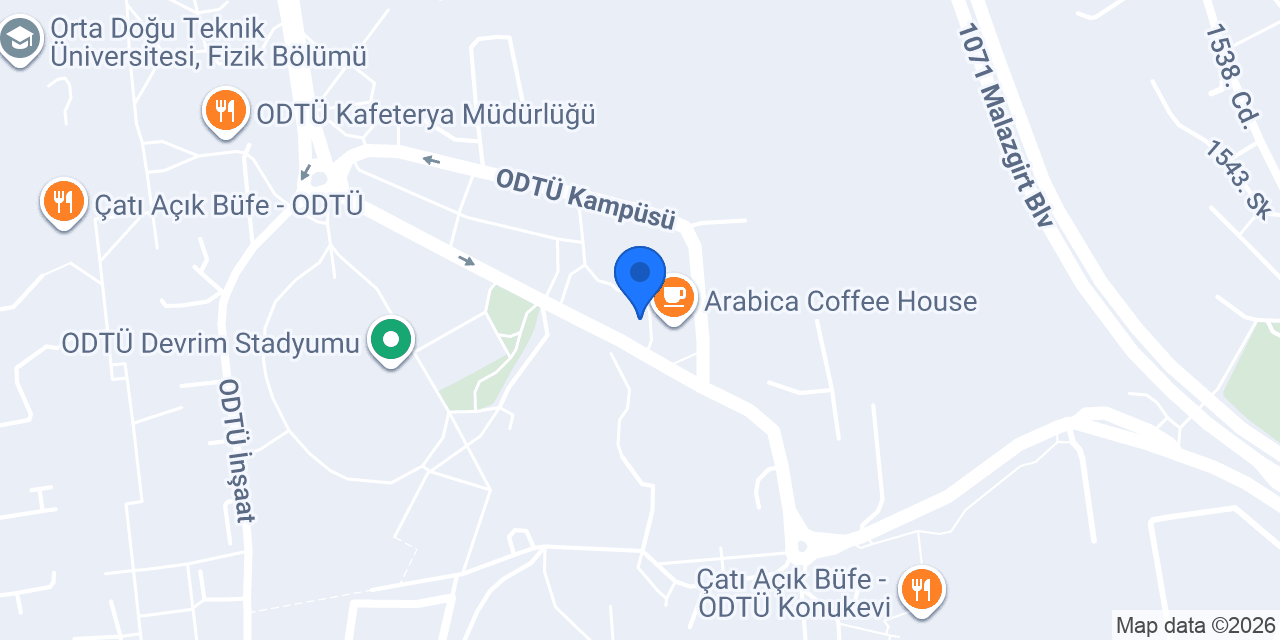 ODTÜDEN konumu