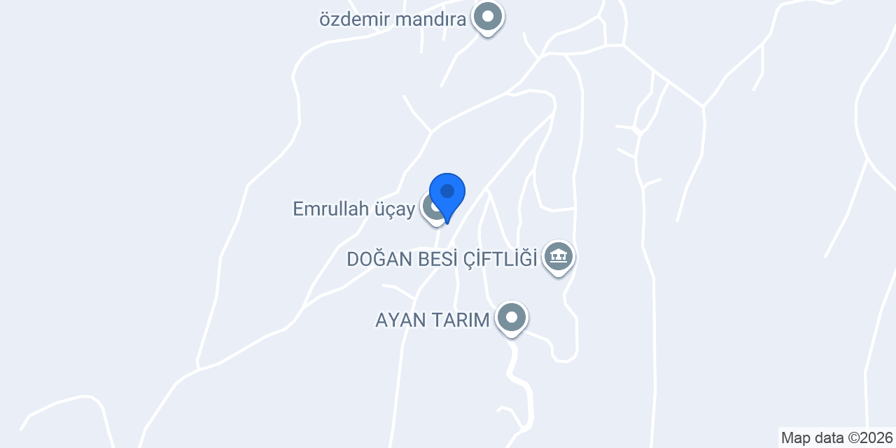 Ahmet Üçay besi çiftliği konumu