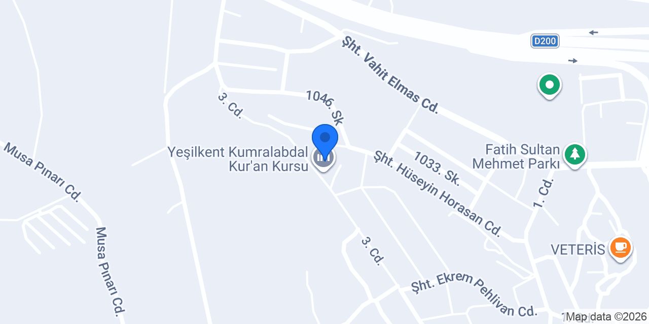 Yeşilkent Kumralabdal Kur'an Kursu konumu