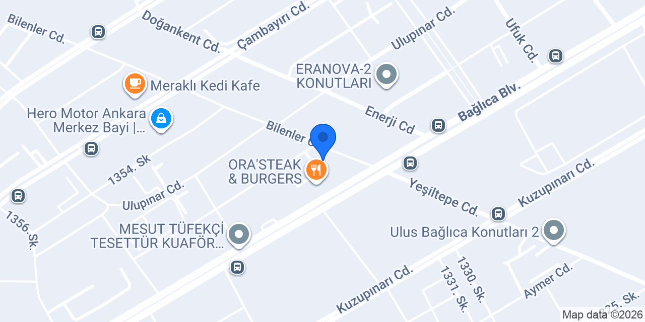 Komagene Bağlıca bulvarı konumu