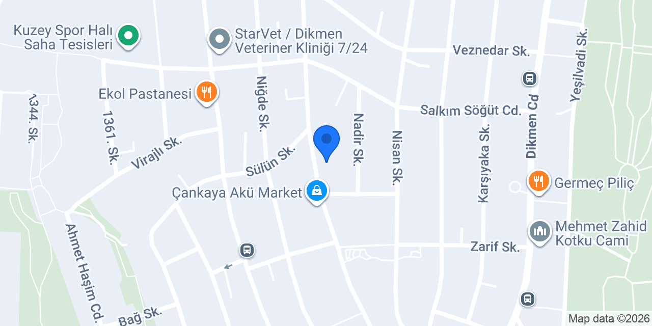 Çankaya su tesisat konumu