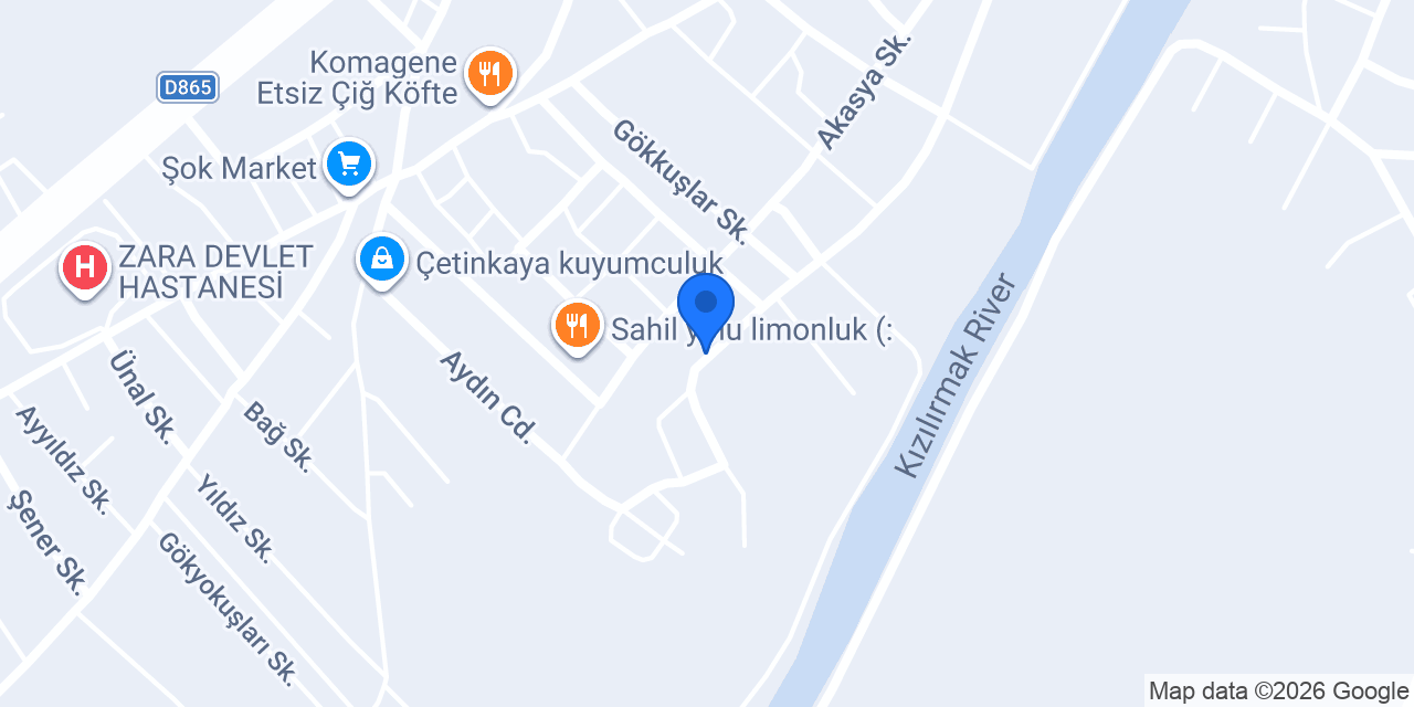 Zara Balcı Turan konumu