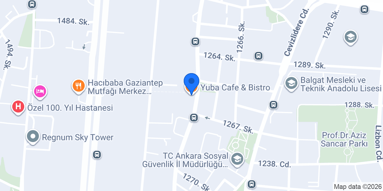 Yuba Cafe & Bistro konumu