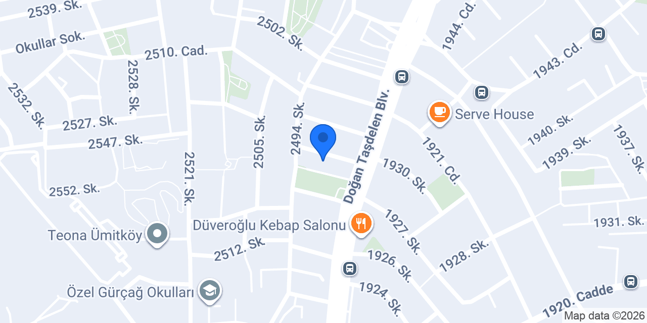 Aras Kargo Ümitköy Şubesi konumu