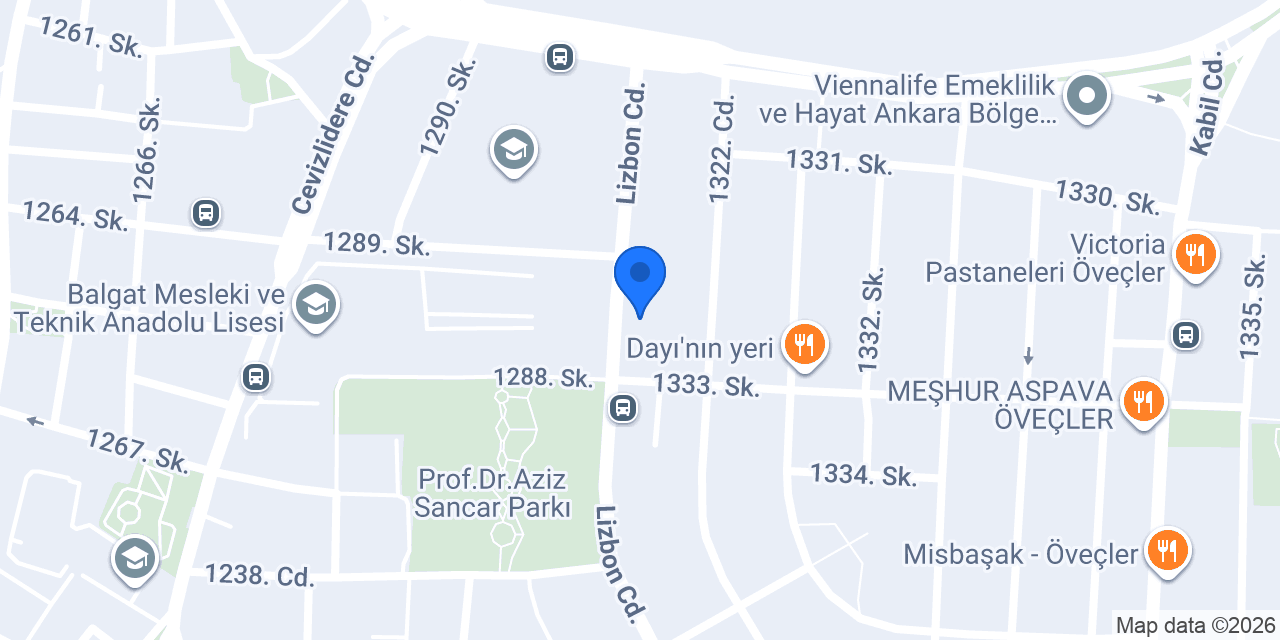Leventoğlu Mühendislik konumu