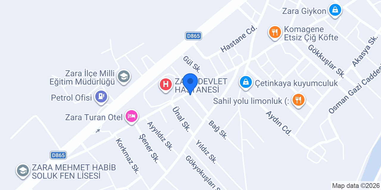ŞİFA Eczanesi konumu