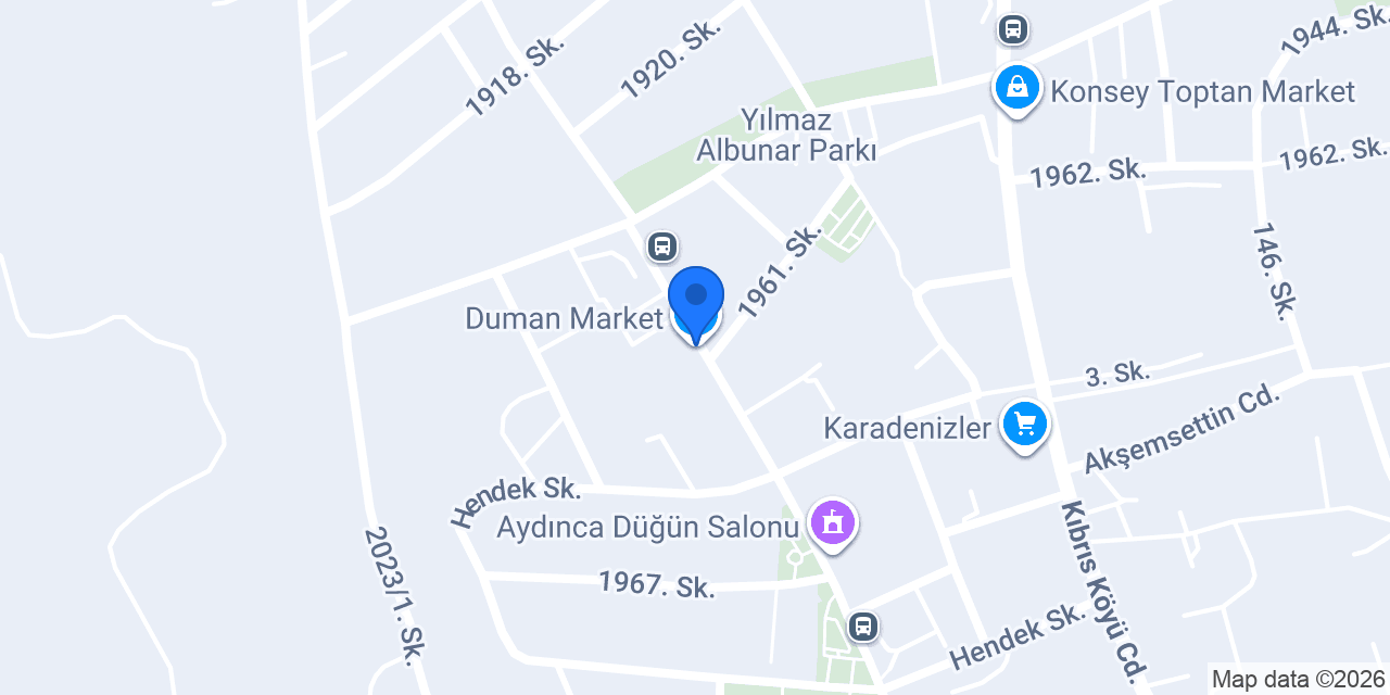 Duman Market konumu