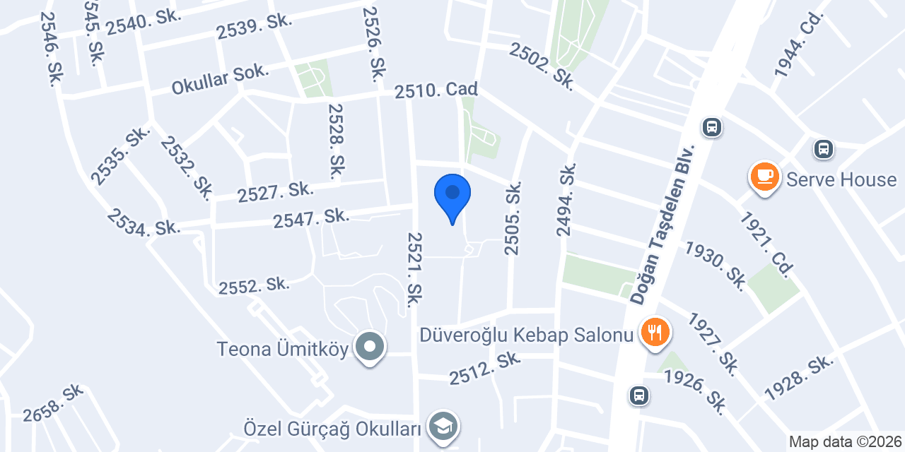 Beril Sitesi konumu