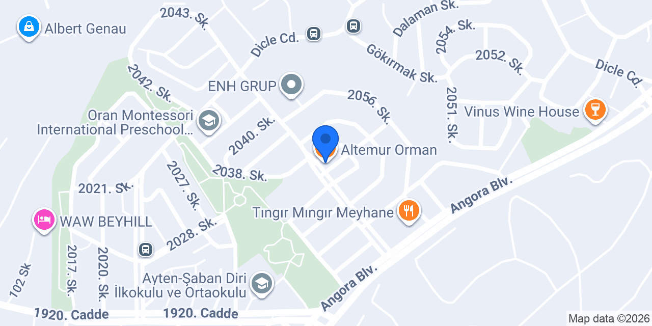 Altemur Orman konumu