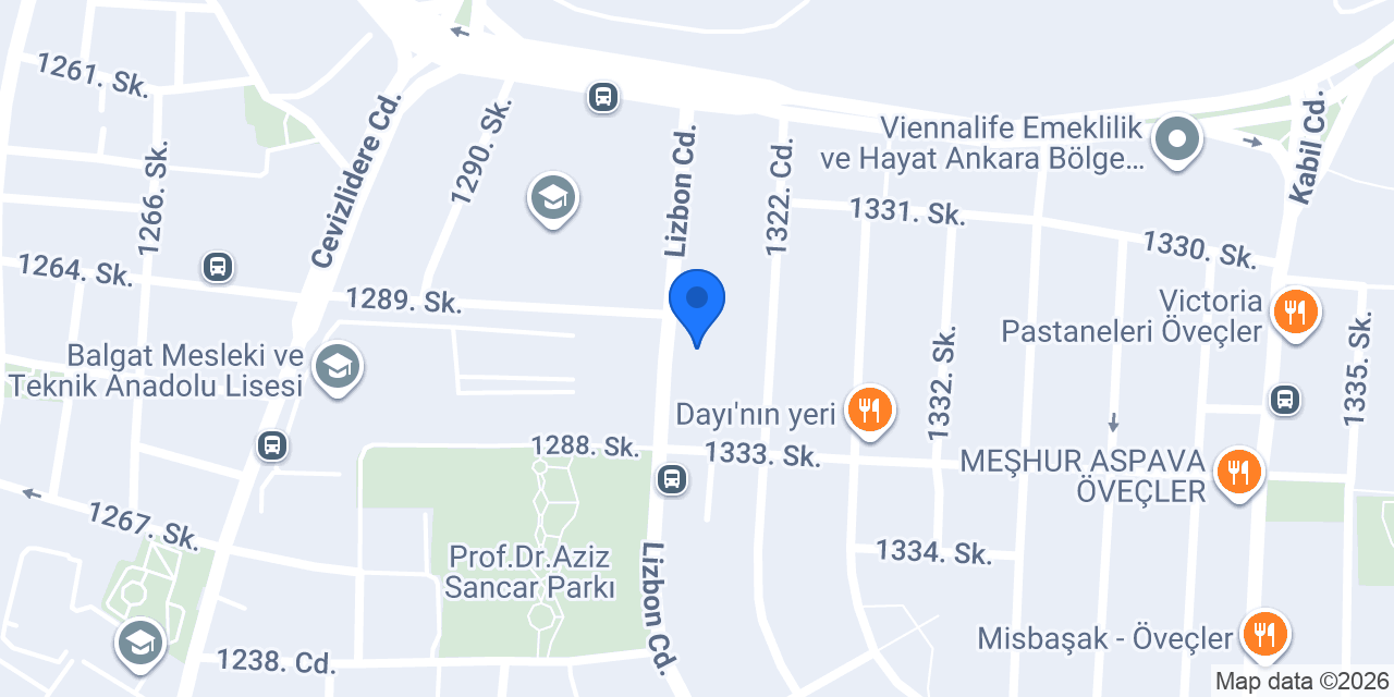 ARYA İNCİ GÜNGÖR konumu